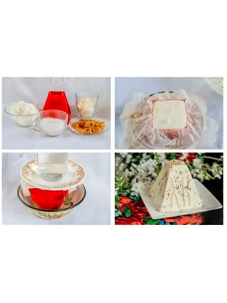 Форма Пасха сирна велика 12*16 см