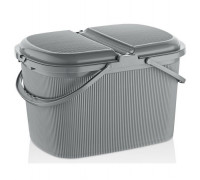 Корзина для пікніка LINE (сіра)