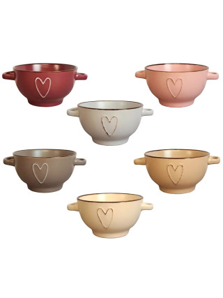 Бульйонниця Vittora Безмежна любов з вушками, 650 мл 140 мм,  