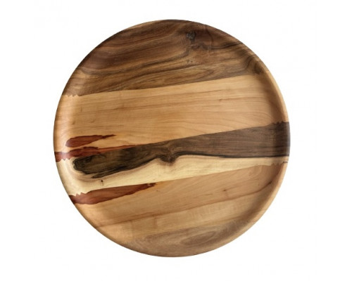 Блюдо дерев'яне кругле d-35 см.