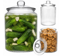 Банка скляна Kamille для продуктів 6л з кришкою