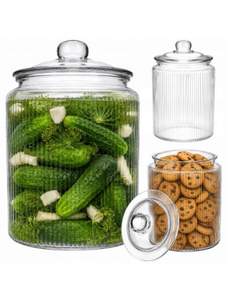 Банка скляна Kamille для продуктів 6л з кришкою