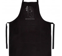 Фартух Kvarta Фантастична жінка чорний  габардин 