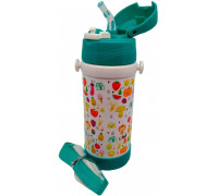 Термос дитячий Krauzer зелений 350 мл з трубочкою 