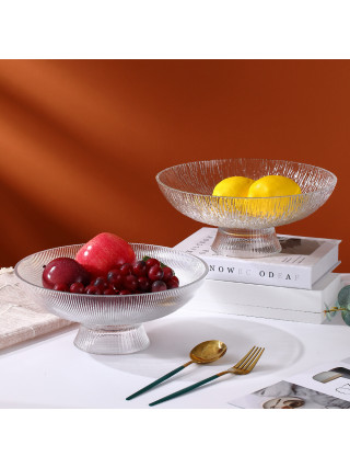 Салатниця-фруктовниця на ніжці Glass Friut Bowl 256 мм