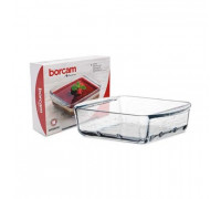 Форма скляна Borcam 21*16,4см, h-5,5 см, v-1,08 л (под.уп.)