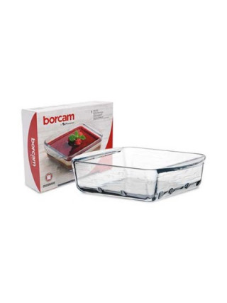 Форма скляна Borcam 21*16,4см, h-5,5 см, v-1,08 л (под.уп.)