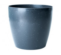 Вазон круглий "Матільда" 12*11 см. 0,9 л. (граніт бетон) *6