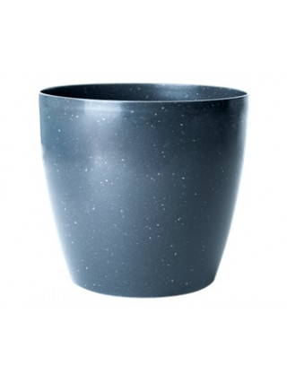 Вазон круглий "Матільда" 12*11 см. 0,9 л. (граніт бетон) *6
