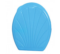 Сидіння на унітаз пластикове "РОМАШКА" (блакитний)