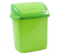 Відро для сміття "Домік" 1,7 л. (зелений-салатовий)