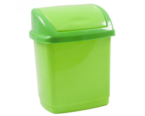 Відро для сміття "Домік" 1,7 л. (зелений-салатовий)