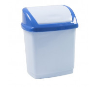 Відро для сміття "Домік" 5,0л (блакитний-синій)