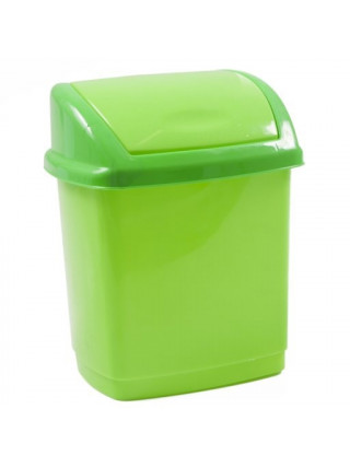 Відро для сміття "Домік" 9,0 л. (салатовий-зелений)