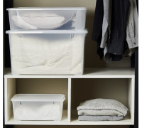 Контейнер для зберігання речей 40 л (56,5*37*30 см) (прозорий)