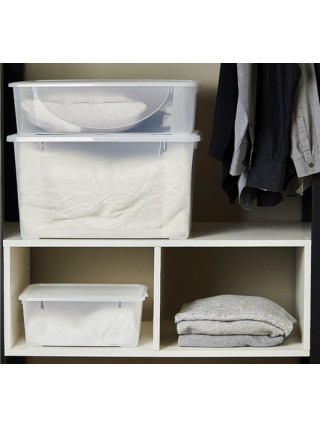 Контейнер для зберігання речей 40 л (56,5*37*30 см) (прозорий)