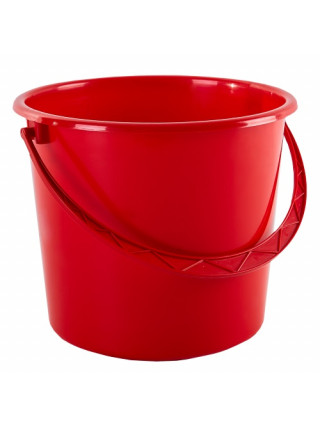 Відро кругле 14 л. (червоний)