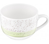 Кружка 500 мл Ardesto Siena, порцеляна, біло-зелений