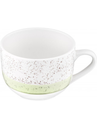 Кружка 500 мл Ardesto Siena, порцеляна, біло-зелений