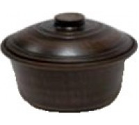 Каструля для запікання глиняна Кераміст гладка 2 л без ручок