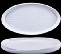 Тарілка порцелянова овальна Helios декор 260мм*140мм 