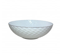 Салатник Helios рифлений із золотом 8 ф 204 мм 1 л 