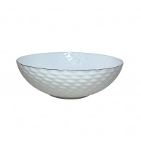 Салатник Helios рифлений із золотом 8 ф 204 мм 1 л 