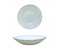 Салатник Helios 8" 216 мм рифлений із золотом