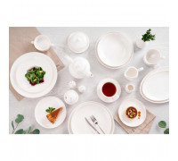 Блюдо овальне Ardesto Ancona, 27.2х15.7х2.5см, порцеляна, білий