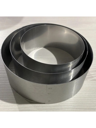 Набір кондитерських кілець із 3 шт заввишки 5 см, діаметр 10-12-14 см