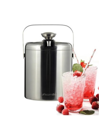 Відро для льоду Kamille з кришкою 1.3 л