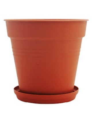 Вазон з підставкою "Глорія" 18,5*18 см. (теракот)