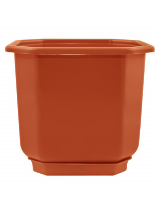 Вазон з підставкою "Дама" 20*20 см. 4 л. (теракот)