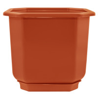 Вазон з підставкою "Дама" 08*08 см. 0,28 л. (теракот)