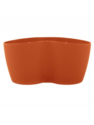 Вазон кактусник на 2 рослини (теракот)