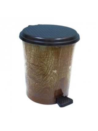 Відро для сміття з педаллю Elif Plastic 11 л. (дерево)