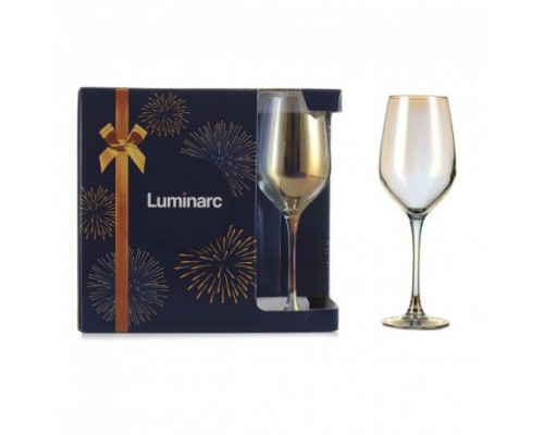 Набір келихів Luminarc Celect Gold Chameleon 270 мл., для білого вина, 6 шт.