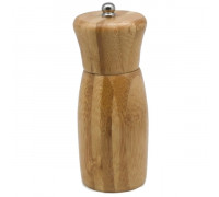 Млинок для солі та перцю Ardesto Midori, 35мл, бамбук, нержавіюча сталь