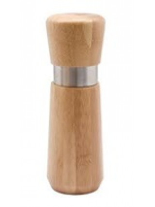 Млинок для солі та перцю Ardesto Midori, 50мл, бамбук, нержавіюча сталь