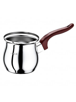 Турка OMS №4 0,5 л, ручка бакеліт. Бордо