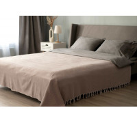 Плед Ardesto Summer 140х190см, 100% бавовна, бежевий