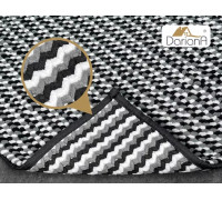 Килимок для ванних кімнат TM DARIANA Мелоді 55*80 темно-сірий