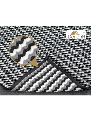 Килимок для ванних кімнат TM DARIANA Мелоді 55*80 темно-сірий