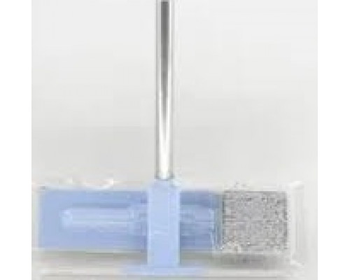 Швабра для миття вікон, нержавіюча телескопічна ручка, 108см, насадка 27*7см