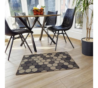 Килим універсальний для підлоги ТМ Dariana Льон мозаїка 45*75 см