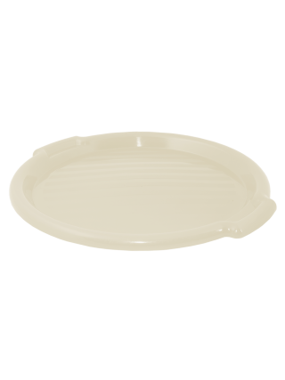 Піднос пластиковий круглий Алеана d-38,8 см., h-2,5 см. (какао)