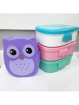 Бутербродниця дитяча Сова 1,0 л. (145*170*60 мм.), колір мікс