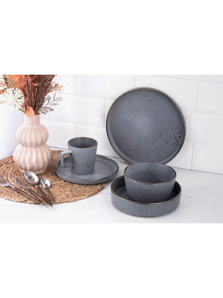 Кружка 310 мл Ardesto Fasano,  кераміка, сірий