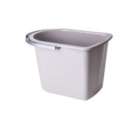 Відро прямокутне 14 л. (какао) (в уп. 15 шт)