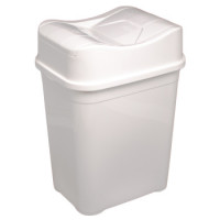 Відро пластикове для сміття BURSEV Pelicano 10 л білий